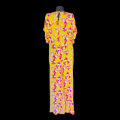 Yellow floral print jumpsuit Size: 40