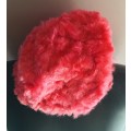 Vintage Pink Faux Fur Hat Size: S