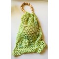 Lime Crochet Bag