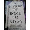 A HISTORY OF ROME TO A.D. 565