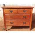SATIN WOOD CHEST OF DRAWERS