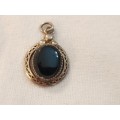 Silver and Onyx Pendent