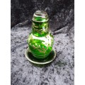 Murano with silver overlay night carafe