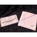 Pink Nappy Liner & hooded towel
