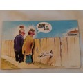 `Blimey -watch it Fred! Post Card