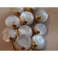 Vintage Mother of pearl style brooch