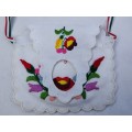 Hungarian embroidered tea cup/glass doilies