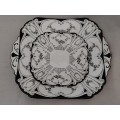 Shelley Art Deco Cake Plate and Side plate (crack)