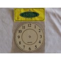 Clock: Small Quartz gold metal dial - 130mm (d)