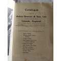 Catalogue issued by James Dawson & Son Ltd, Lincoln England