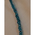 Beaded blue Necklaces
