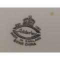 Adderley Made in England Bone China, Hand Painted Tea Trio (a)