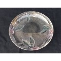 French Glass cake plate
