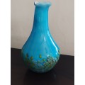 Stunning blue Art Glass Vase