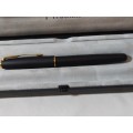 Parker Sonn II Matte Black Roller ball Boxed, Black Med Refill pen in original box
