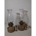 Two Vintage oil lamps