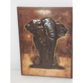 Copper Elephant plaque