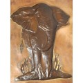 Copper Elephant plaque