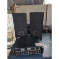 Rocksonic professional amplifier system av-610 & two Akai speakers