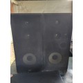 Rocksonic professional amplifier system av-610 & two Akai speakers