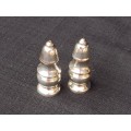 Silver Plated Salt & Pepper shakers