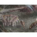 Royal Doulton, South African Series. Game at Drinking Pool. African Game Reserve
