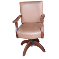 Partridge wood swivel office chair