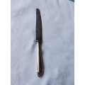 800 Silver handle knife. Engraved 25.4.1937