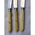 Three Bone desert knifes