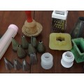 Decorating Icing tips Piping nozzles and other items