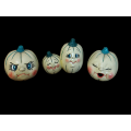 x3 Pumpkin ornaments