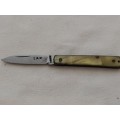 Vintage pocket knife with steel blades . LAR