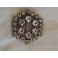 Vintage Brooch, Crystal Sparkle Rhinestone Brooch