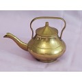 Dollhouse Miniature Brass teapot