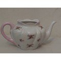Dainty Bridal Rose Shelley Teapot - No lid