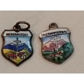 Two 800 silver Oberammergau charms