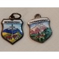 Two 800 silver Oberammergau charms