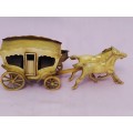 Vintage Celluloid coach & horses