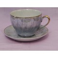 Large Luster Cup & Saucer