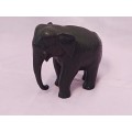 Vintage Ebony Elephant - No tusk`s