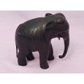 Vintage Ebony Elephant - No tusk`s