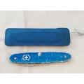 Victorinox Switzerland Stainless Rostfrei Blue Pocket Knife - Sanlam