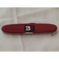 Victorinox Switzerland Stainless Rostfrei Red Pocket Knife - B & E