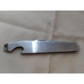 Vintage Stainless steel Bottle opener & knife