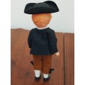 Vintage Folk Art Doll: