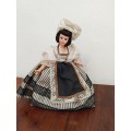 Vintage Folk Art Doll: Italian Doll