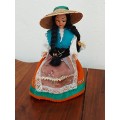 Vintage Folk Art Doll: