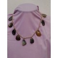 Charm Style Agate Necklace