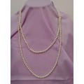Single string Faux Pearl Necklace