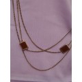 Retro Gold Tone Necklace